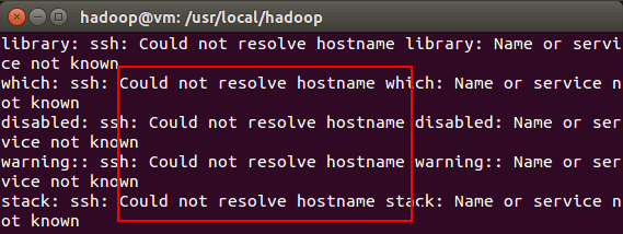 执行 jps 后显示的 Hadoop 相关进程