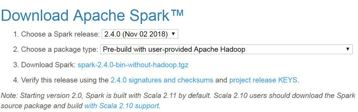 Spark 解压安装后 /usr/local/spark 目录下的结构